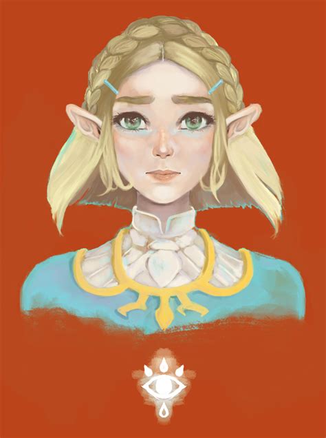 Legend Of Zelda Breath Of The Wild Sequel Art Princess Zelda Botw 2 Thismousedraws