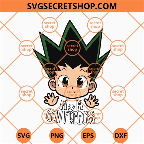 Gon Freecss Svg Gon Hunter X Hunter Saying Hi Svg Little Gon Smiling