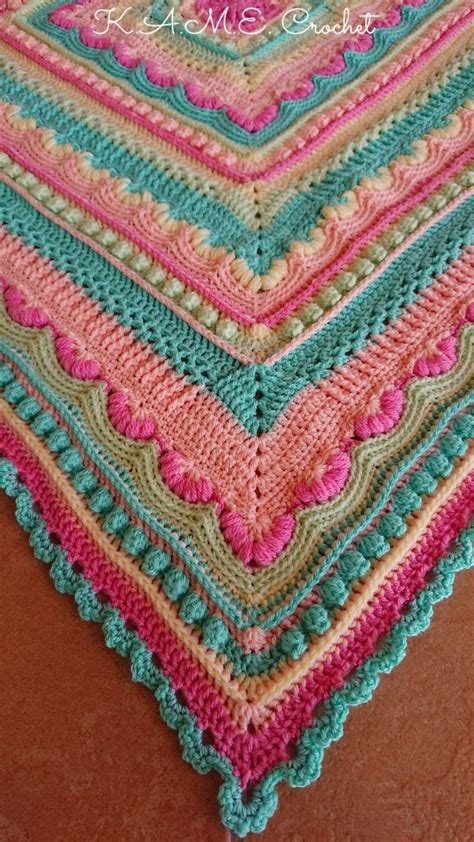 Nestariel Baby Blanket Crochet Pattern By K A M E Crochet Baby