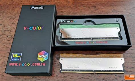 V-Color Prism II RGB 16GB (2 x 8GB) DDR4 3600MHz Memory Review - Legit ...