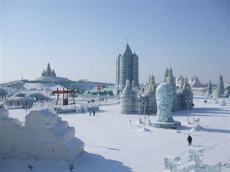 Harbin Ice and Snow World in the Daytime - Harbin Ice Festival ...