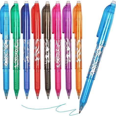 Stylo Gel Effa Able Avec Caoutchouc Stylos De Couleur Kawaii Criture D