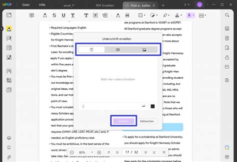 how to create a signature for pdf