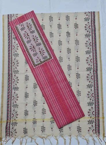 Printed 44 45 Handloom South Cotton Dress Material At Rs 595 In Vrindavan