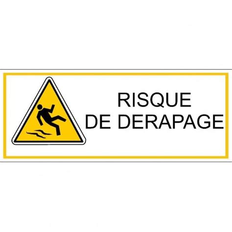 Autocollant Risque De D Rapage