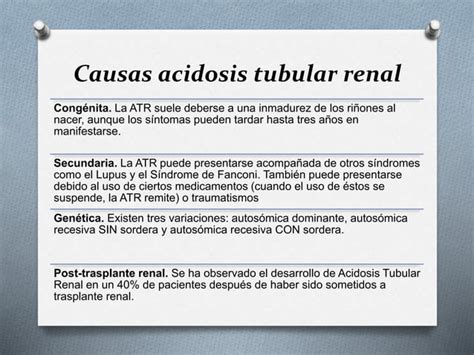 Acidosis Tubular Renal Ppt