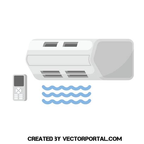 Air conditioner clip art vector | Air conditioner, Clip art, Vector