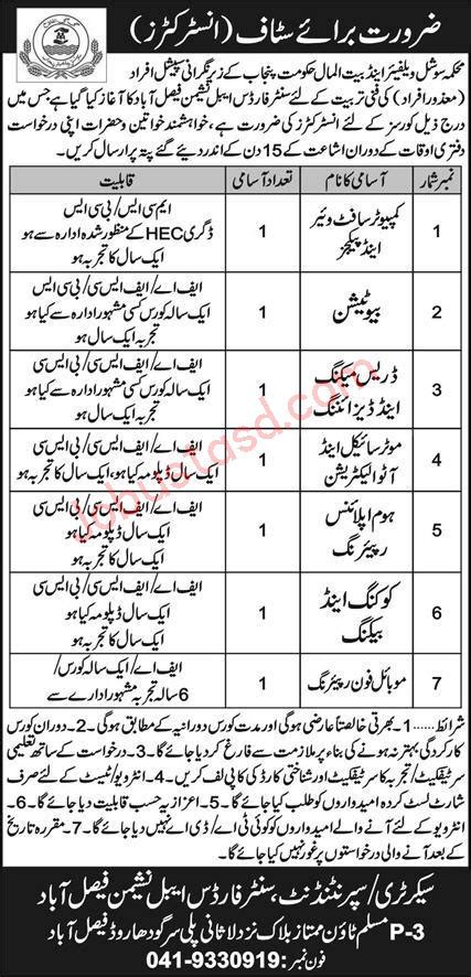 Pakistan Bait Ul Mal Jobs Advertisement Application Form