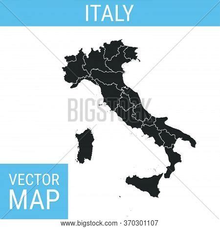 Italy Vector Map Vector & Photo (Free Trial) | Bigstock