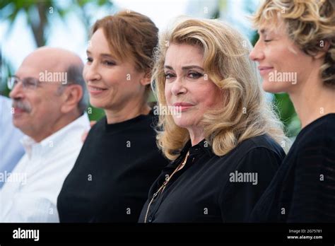 Emmanuelle Bercot Catherine Deneuve And Cecile De France Attending The