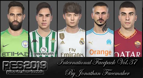 Pes 2019 Facepack International Vol 37 By Jonathan Facemaker