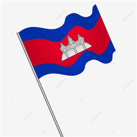 Cambodia Flag Vector Hd Images Waving Cambodia Flag Waving Cambodia