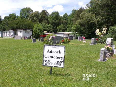 Adcock Cemetery em Tennessee Cemitério Find a Grave