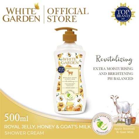 White Garden Shower Cream Royal Jelly Honey Goat S Milk Ml Sabun