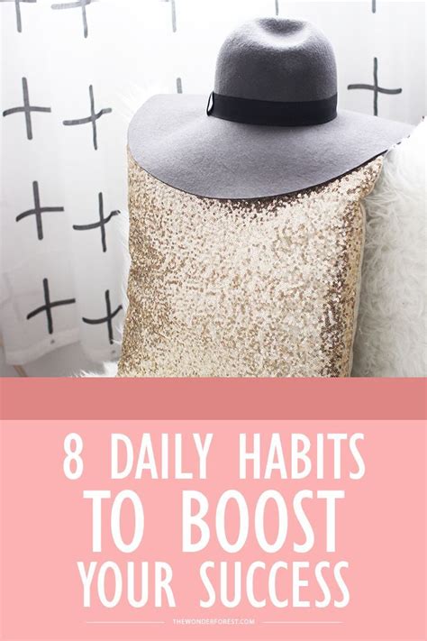 8 Daily Habits To Boost Your Success Wonder Forest Daily Habits