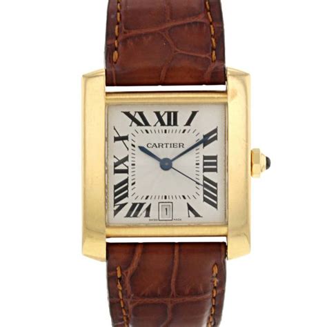 Orologio Da Polso Cartier Tank Fran Aise Collector Square