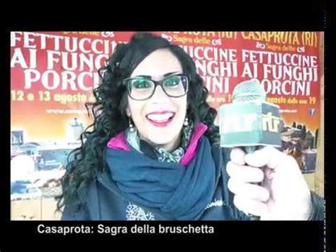 Casaprota Sagra Della Bruschetta YouTube