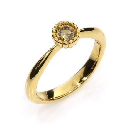 Verlobungsring Fairtrade Gelbgold Brillant Verlobungsringe Mojo