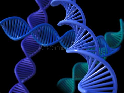 Struttura A Spirale Della Molecola Genetica Dna Illustrazione Di Stock