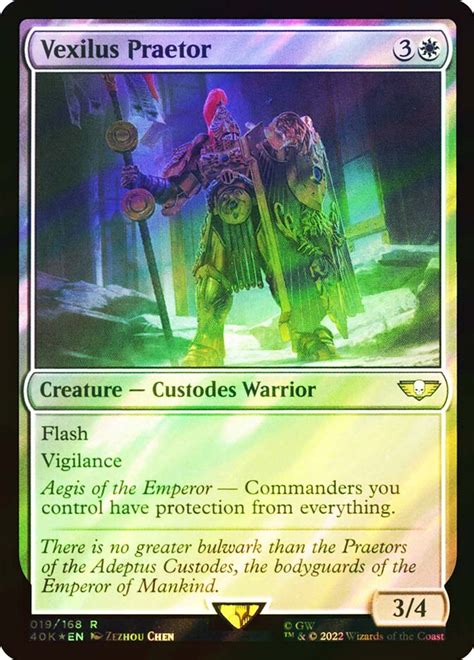 Vexilus Praetor Surge Foil Warhammer 40000 Commander Surge Foil