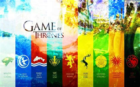 Game Of Thrones Wallpaper Houses 1920X1080