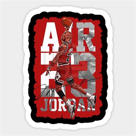 MICHAEL JORDAN - Basketball - Sticker | TeePublic