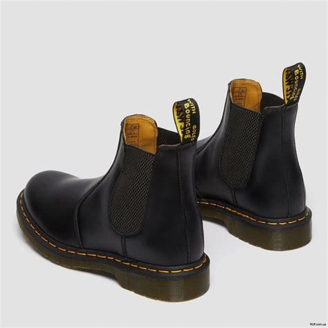 Ботинки Dr. Martens 2976 Yellow Stitch Black Smooth купить в Украине