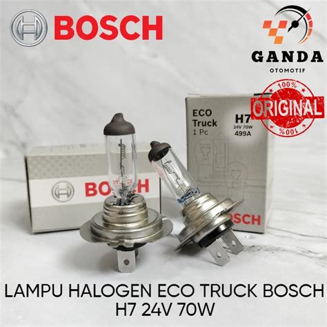 Jual BOHLAM LAMPU HALOGEN BOSCH H7 24V 70W ORIGINAL LAMPU UTAMA TRUK