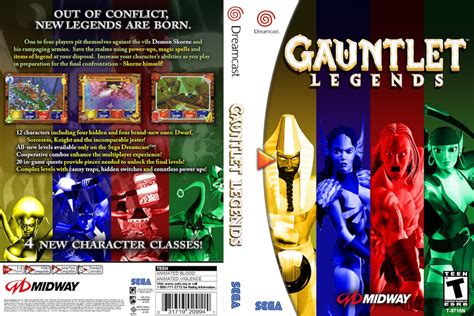 Dreamcast Custom Made Gauntlet Legends Video Game Full Color Art Etsy