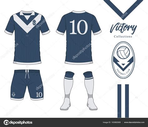 Soccer Jersey Or Football Kit Collection In Victory Concept Football