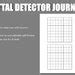 Metal Detecting Journal Logbook Printable File For Metal Detecting