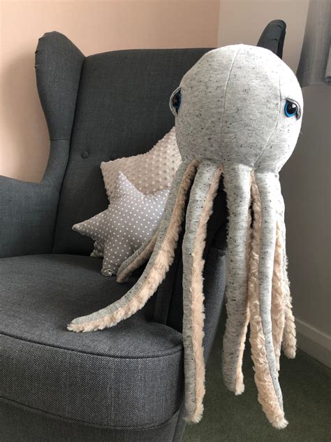 Stuffed Cuddly Octopus Stuffed Animal - Etsy