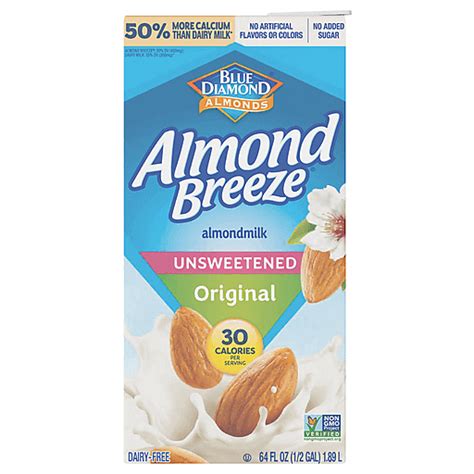 Almond Breeze Almondmilk Original Unsweetened 64 Oz Buehler S