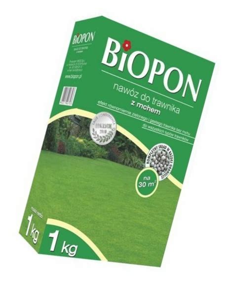 BIOPON NAWÓZ DO TRAWNIKA TRAWY Z MCHEM 1kg 7380553913 oficjalne