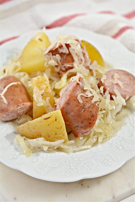 Polish Sausage, Sauerkraut, and Potatoes - CheekyKitchen