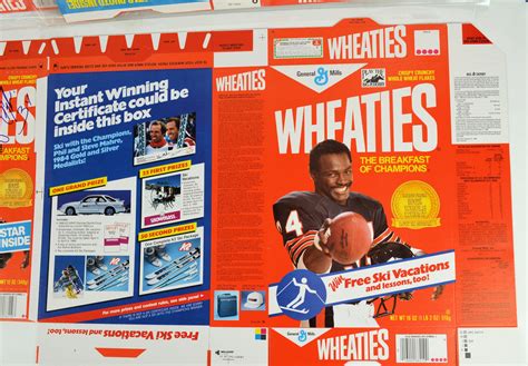 Lot Detail - Walter Payton Autographed Wheaties Box Collection