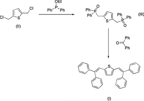 IUCr 2 5 Bis 2 2 Diphenylethenyl Thiophene