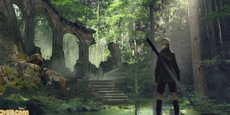 First look at NieR: Automata's forest area - Gematsu