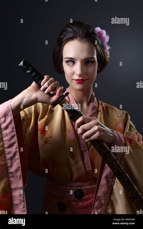 Woman With Katana Hi Res Stock Photography And Images Alamy