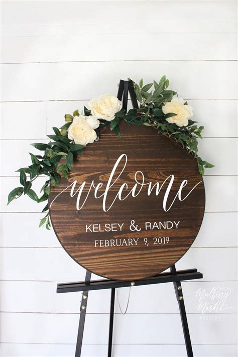 50 Handmade Wedding Signs You Ll Love Wood Wedding Signs Rustic