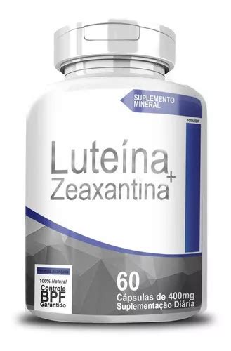 Luteína y zeaxantina 500 mg 60 cápsulas MercadoLibre