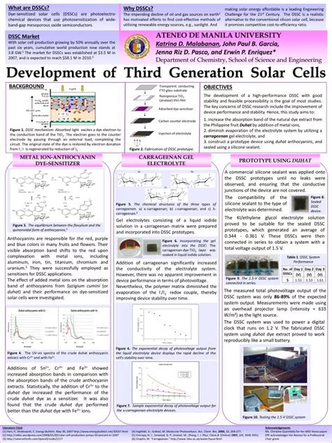 PPT - Development of Third Generation Solar Cells PowerPoint ...