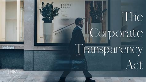 The Corporate Transparency Act Of Jhm Certified Public Accountants