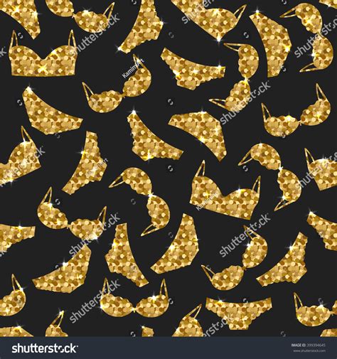 Lingerie Seamless Pattern Vector Underwear Background