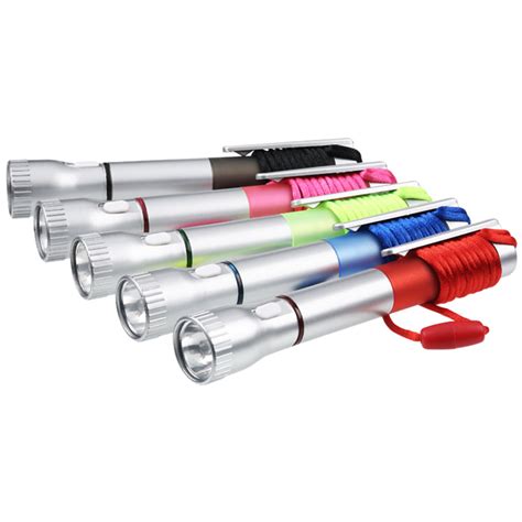 Flashlight with Pen and Lanyard 113998 : 4imprint.com