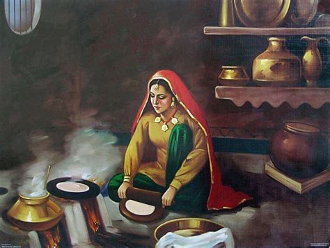 Old Indian Traditional Cooking With Simplicity Thus With Elegance