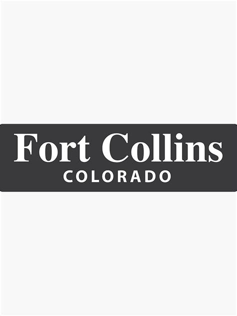 Fort Collins Colorado Art Print For Sale By Everycityxd2 Redbubble