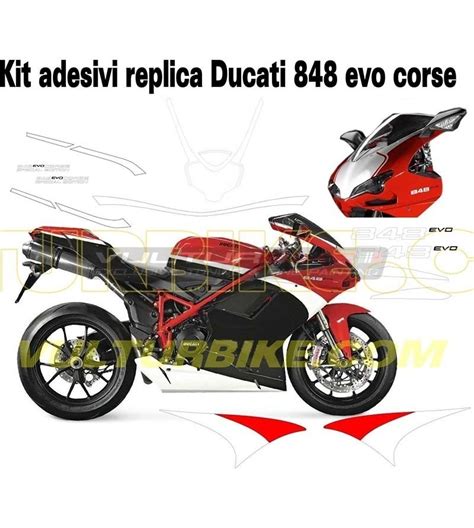 Kit Adesivi Replica EVO S Corse Ducati 848