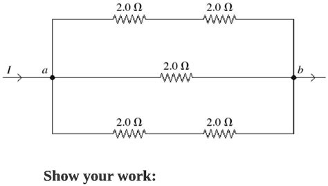 Solved Five 20 Î© Resistors Are Connected As Shown In The Figure