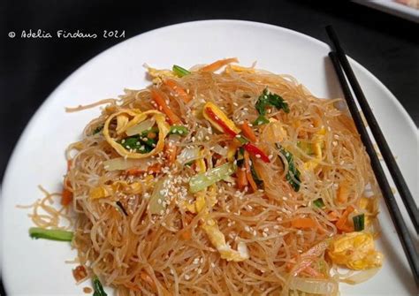 Resep Tumis Bihun Ala Japchae Korea Oleh Adelia Firdaus Cookpad